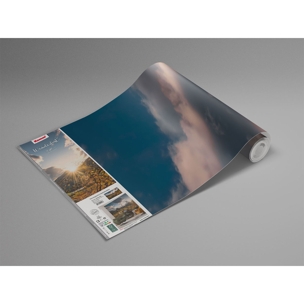 Komar  Vlies Fototapete Norwegische Herbstwelten 450x280 cm Bild 5