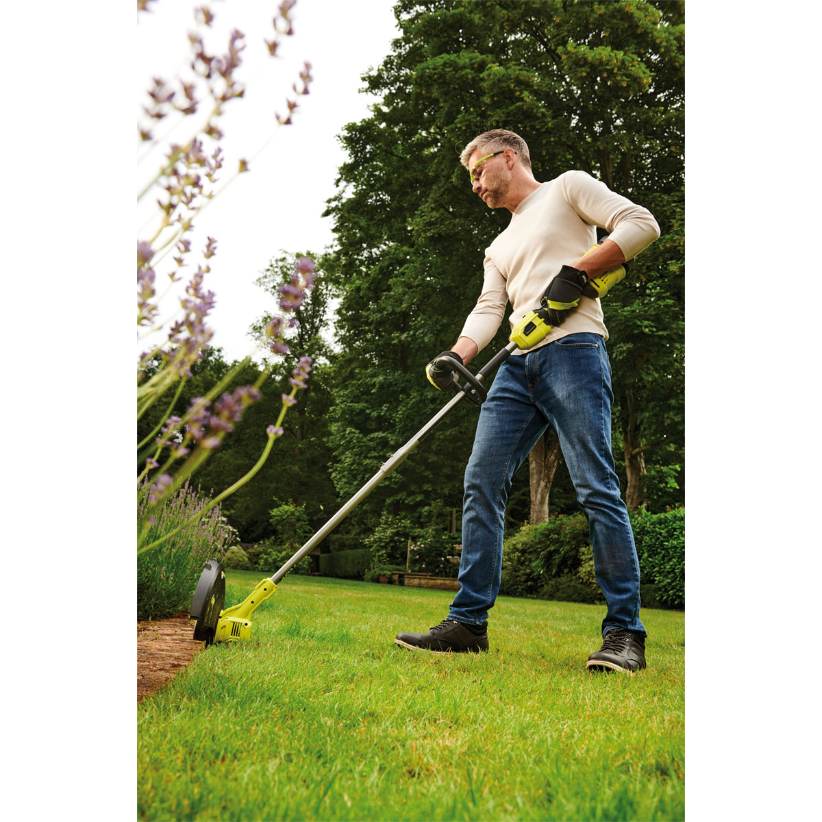 Ryobi  18V Akku-Rasentrimmer RY18HTX33A-0 Schnittbreite 28/33 cm solo Bild 3