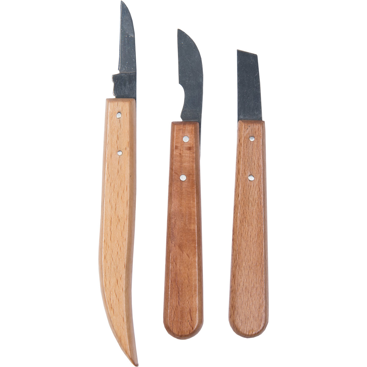 Krone  Kerbschnitzgarnitur 3 teilig