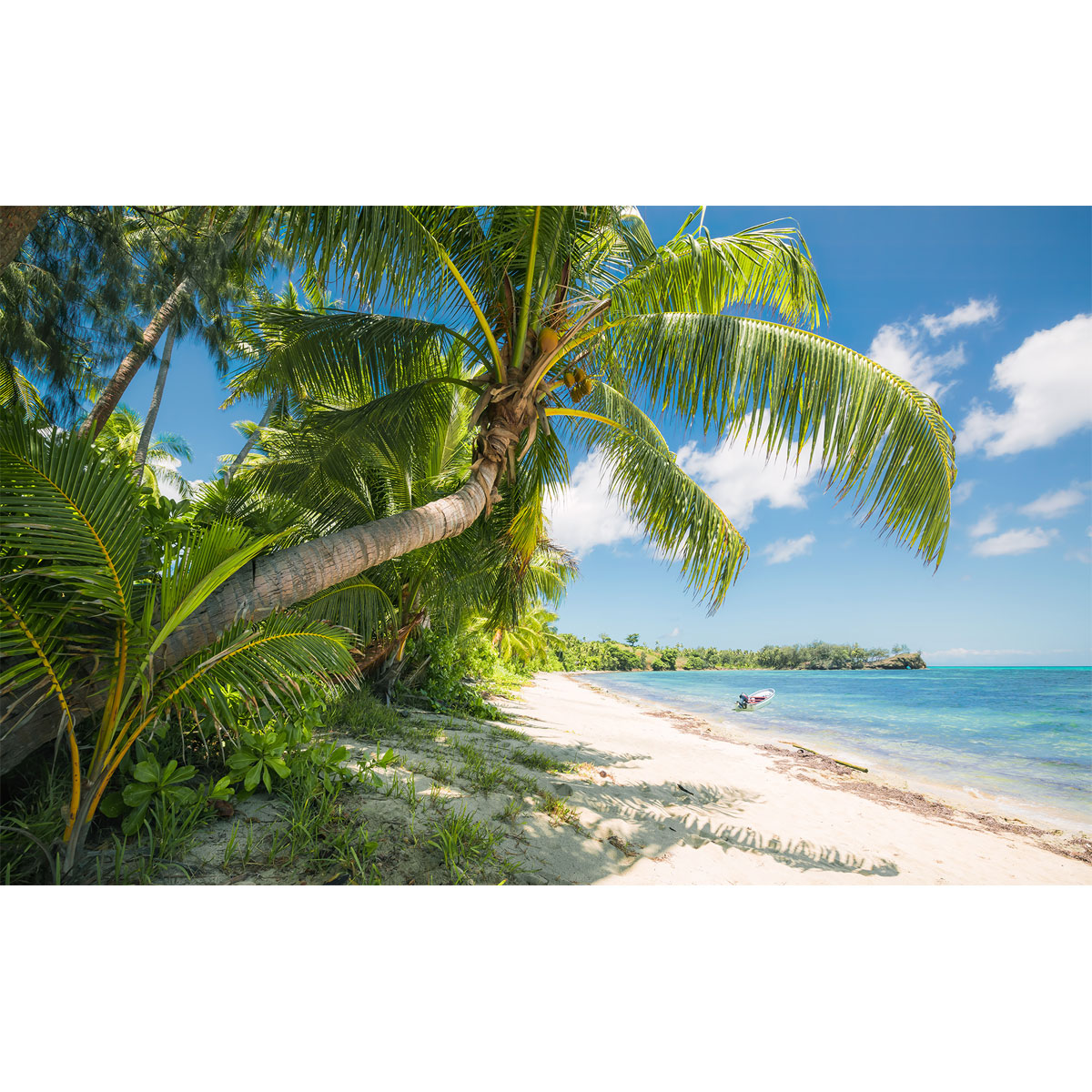 Komar  Vlies Fototapete Fiji Dreams Boat 450x280 cm Bild 2