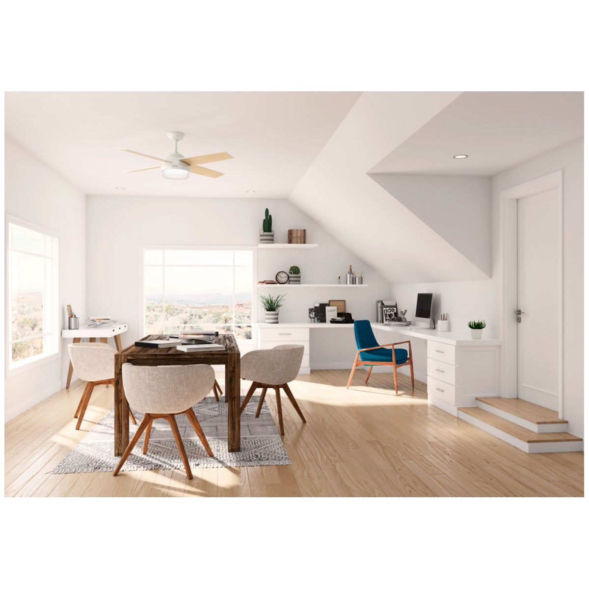 Hunter Fan Hunter Deckenenventilator Dante 112 cm weiß Bild 9