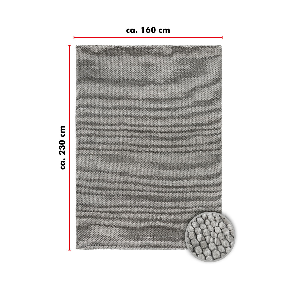 Barbara Becker  Teppich BB Brave grau 160 x 230 cm Bild 10