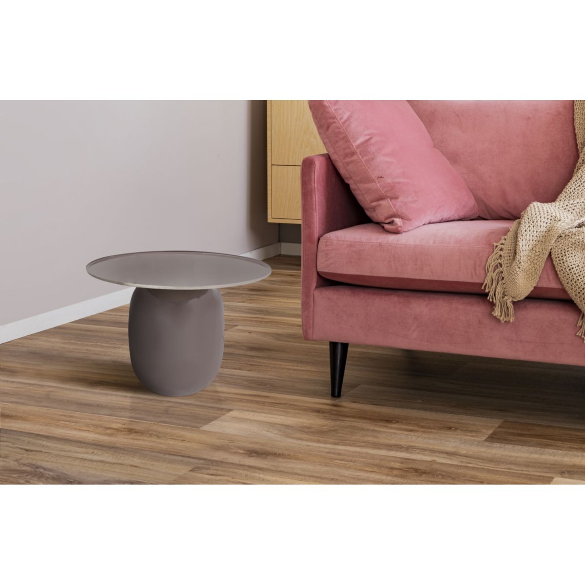 Beistelltisch Art Deco 525 grau silber Bild 3