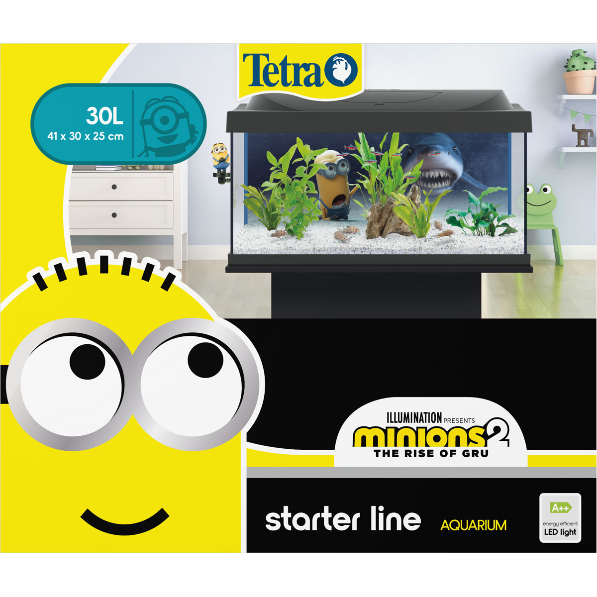 Tetra Aquarium Minions 2 mit LED 30 L Bild 2