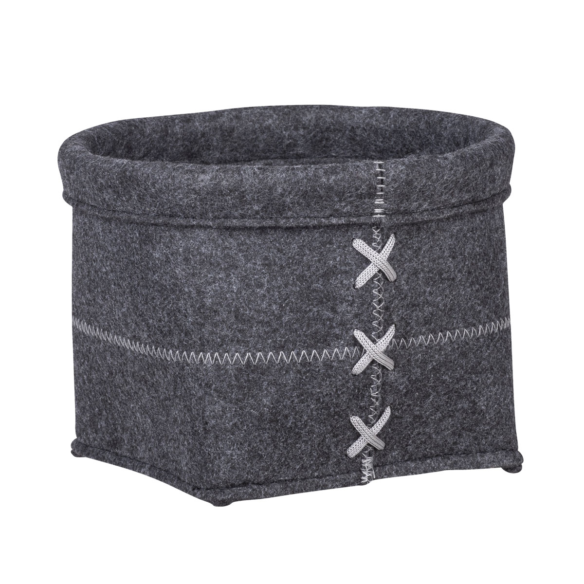 Wenko Aufbewahrungskorb Mara M anthrazit Bild 1