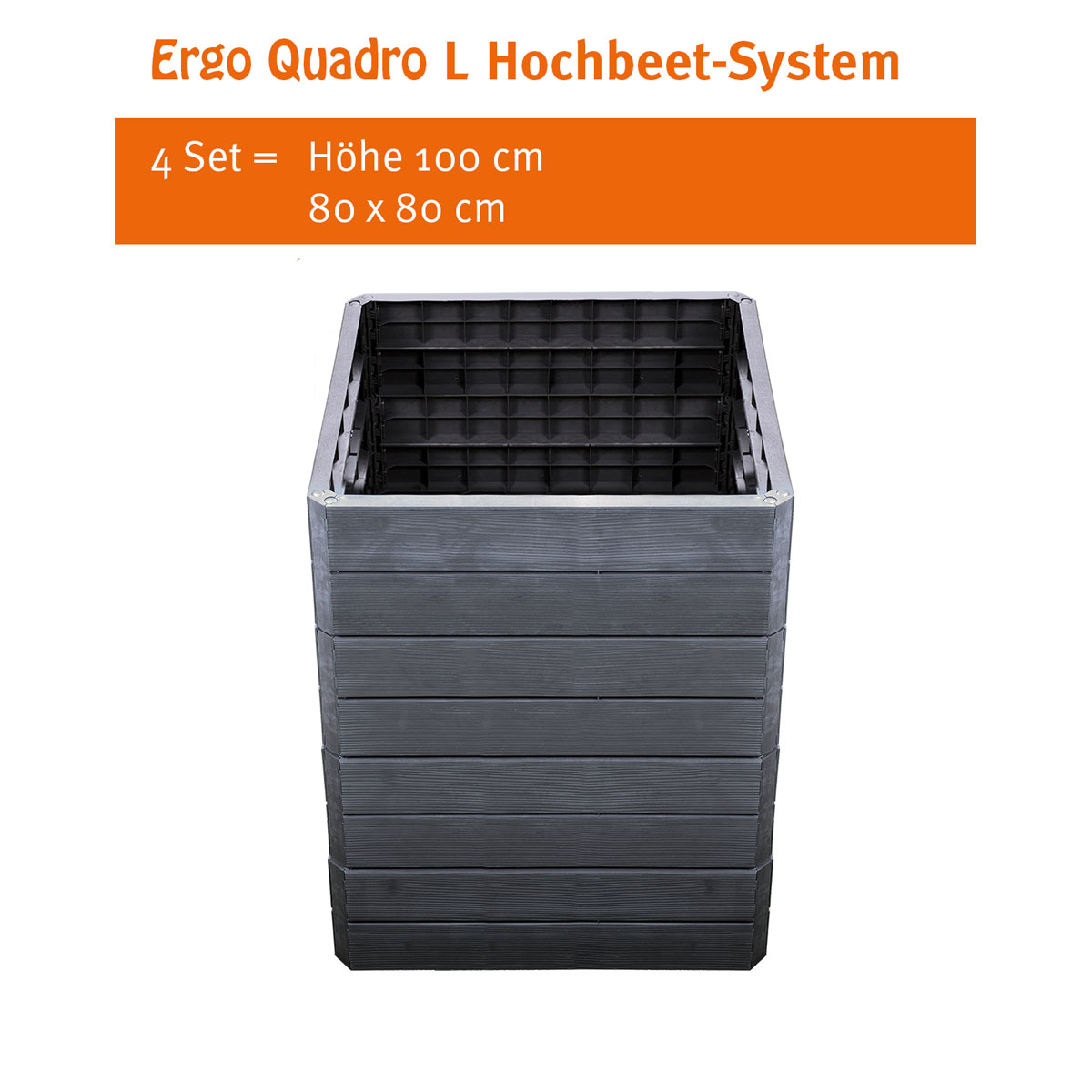 Garantia  Hochbeet-System Ergo Quadro anthrazit Größe L Bild 8