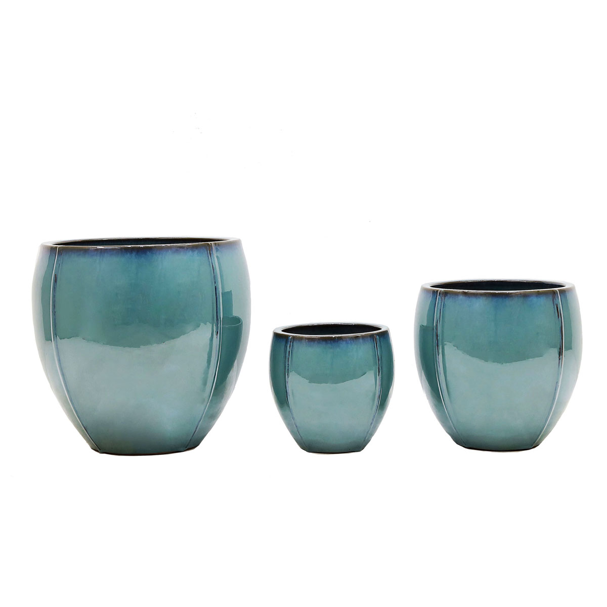 Haveson Pflanztopf Tulipan Keramik 25 x 25 x 24 cm Bild 3