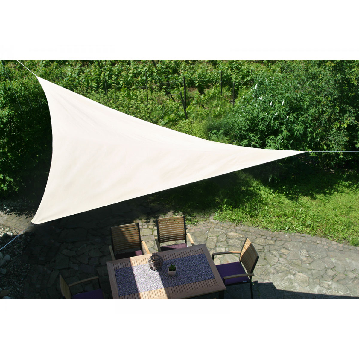 GO-DE Sonnensegel Natur 300 cm