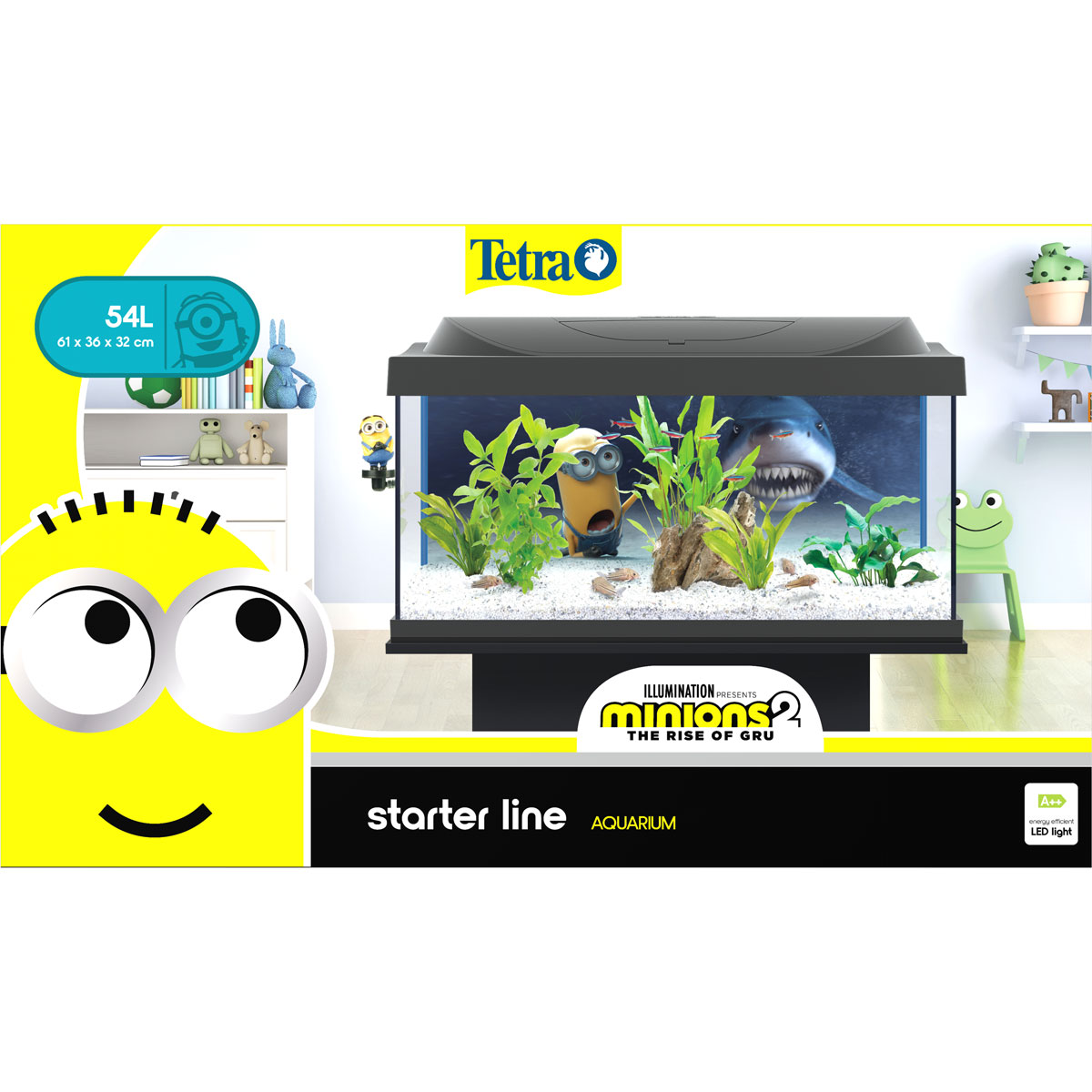 Tetra Aquarium Minions 2 mit LED 54 L Bild 2