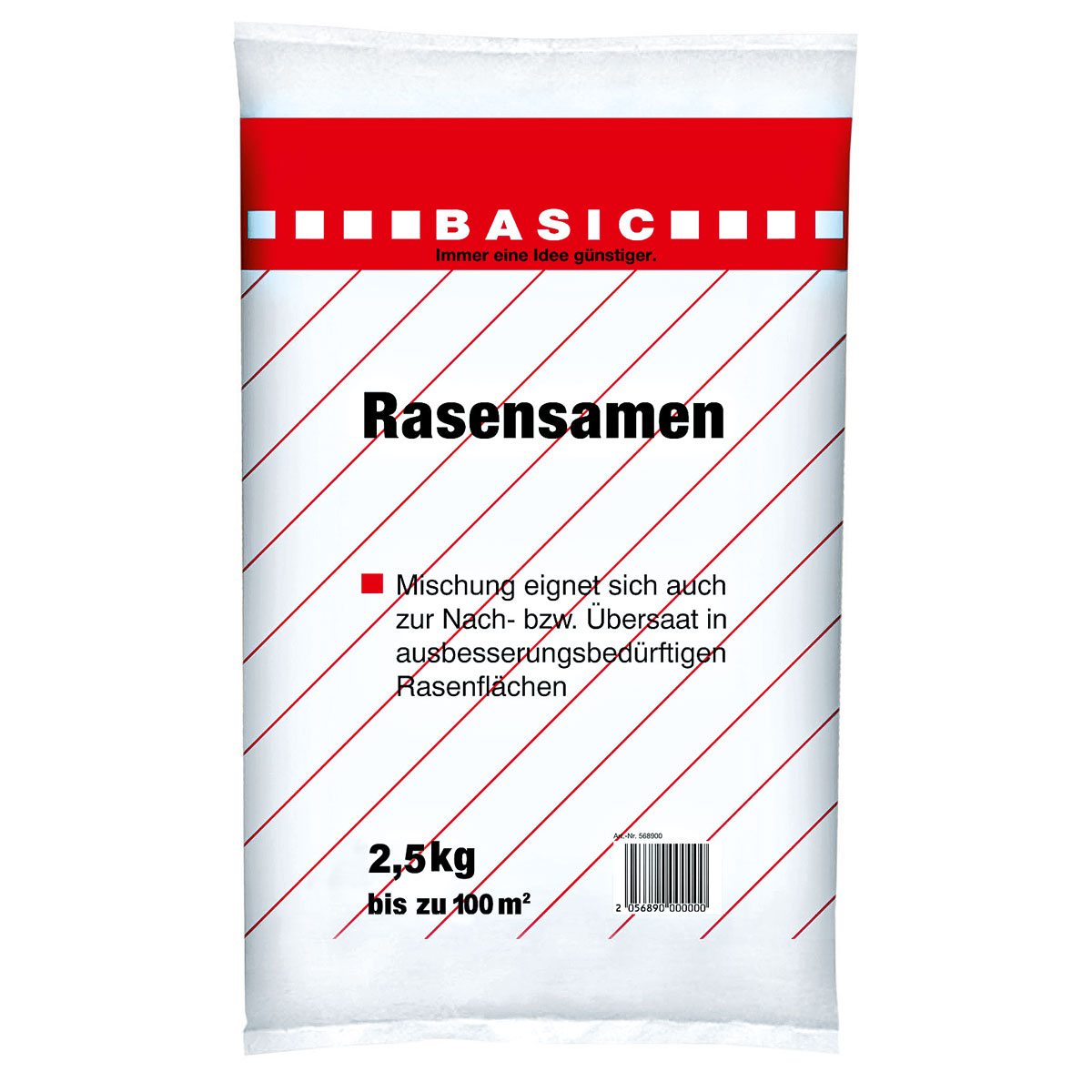 Basic Rasensaat 2,5 kg