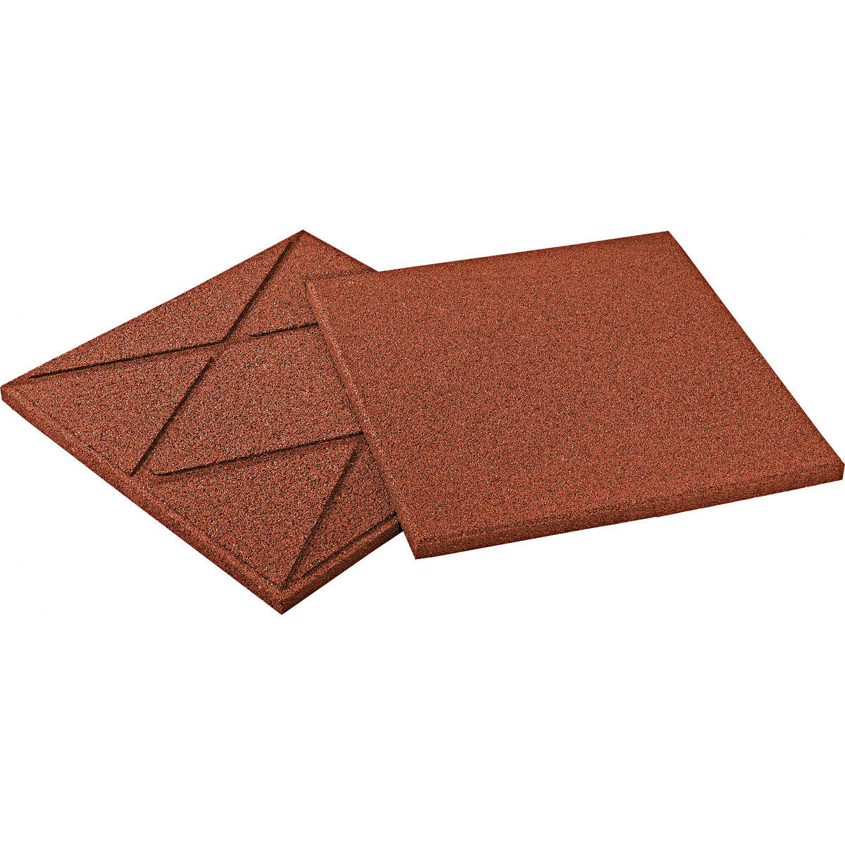 Fallschutzplatte 50 x 50 x 3 cm rot