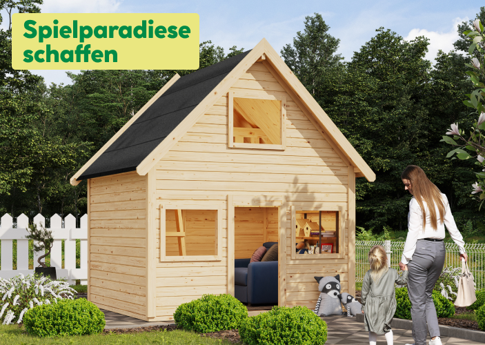 Spielparadiese schaffen: Kinder im Garten