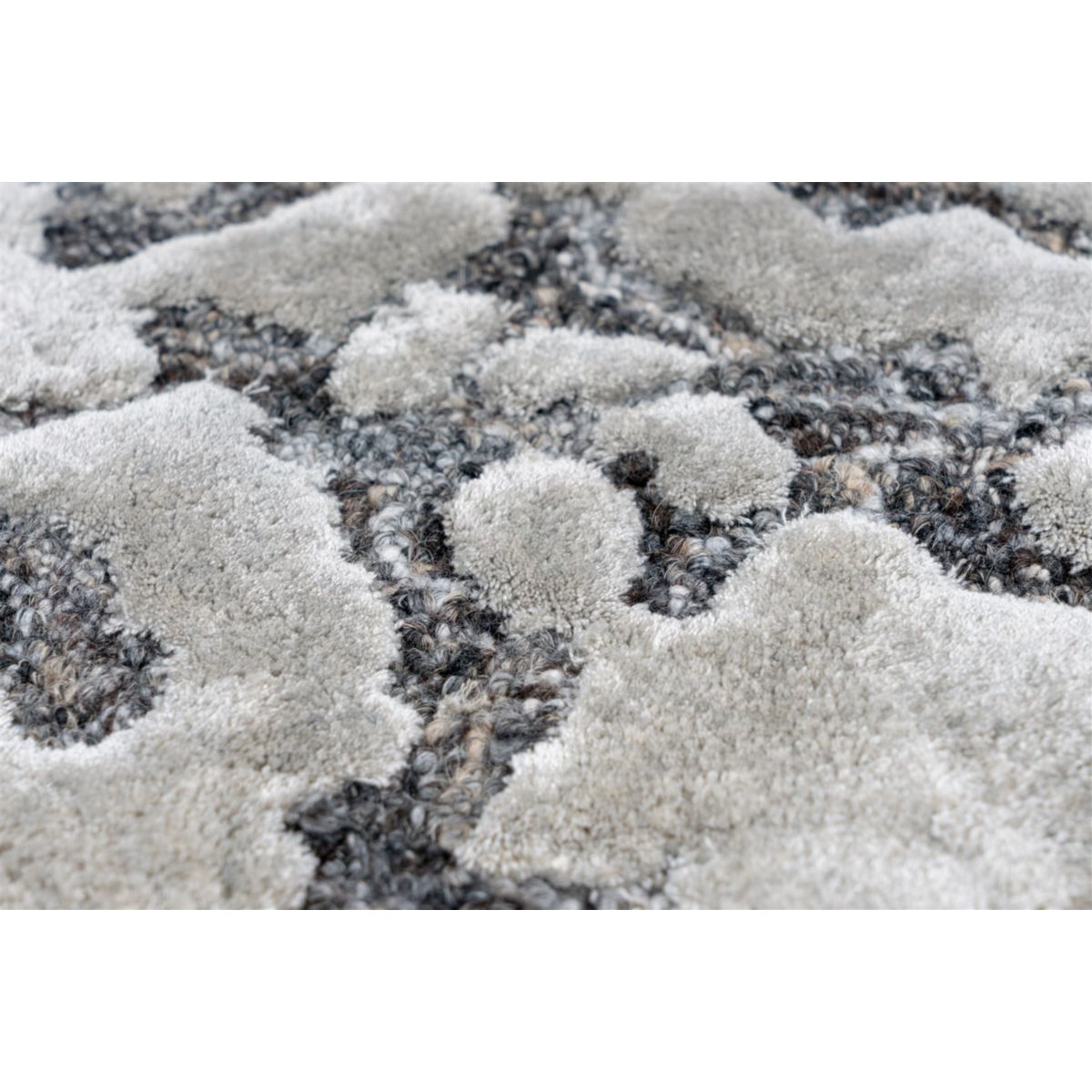 Damast 400 Braun / Natural 140cm x 200cm Bild 3