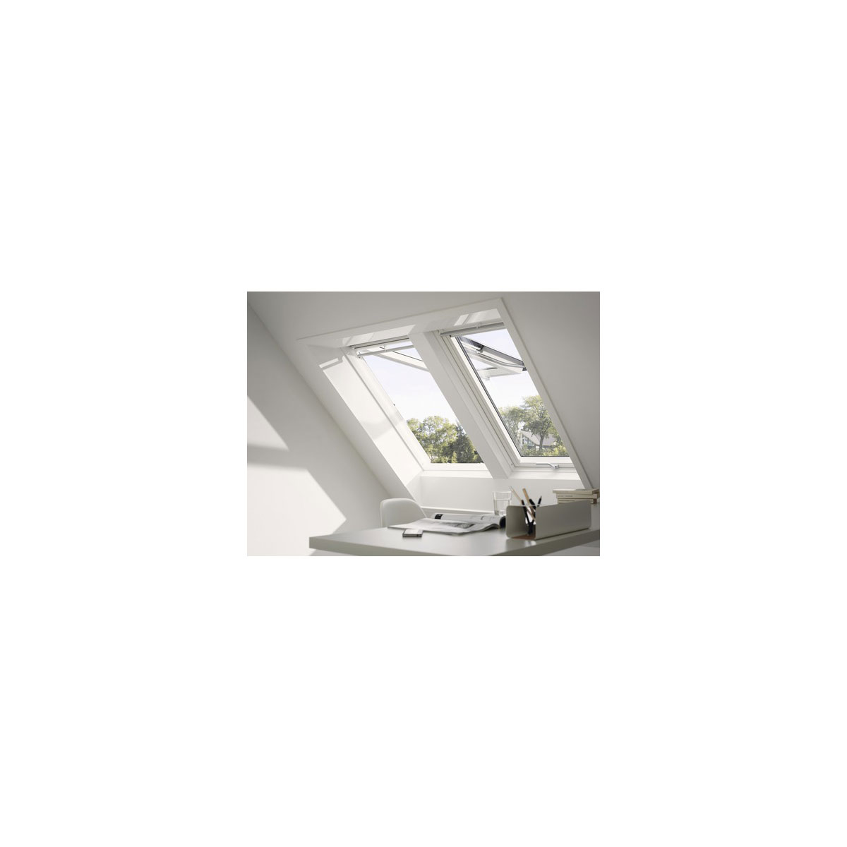 Velux Klapp-Schwing Fenster GPU MK04 0070 Thermo Alu 78 x 98 cm Bild 1