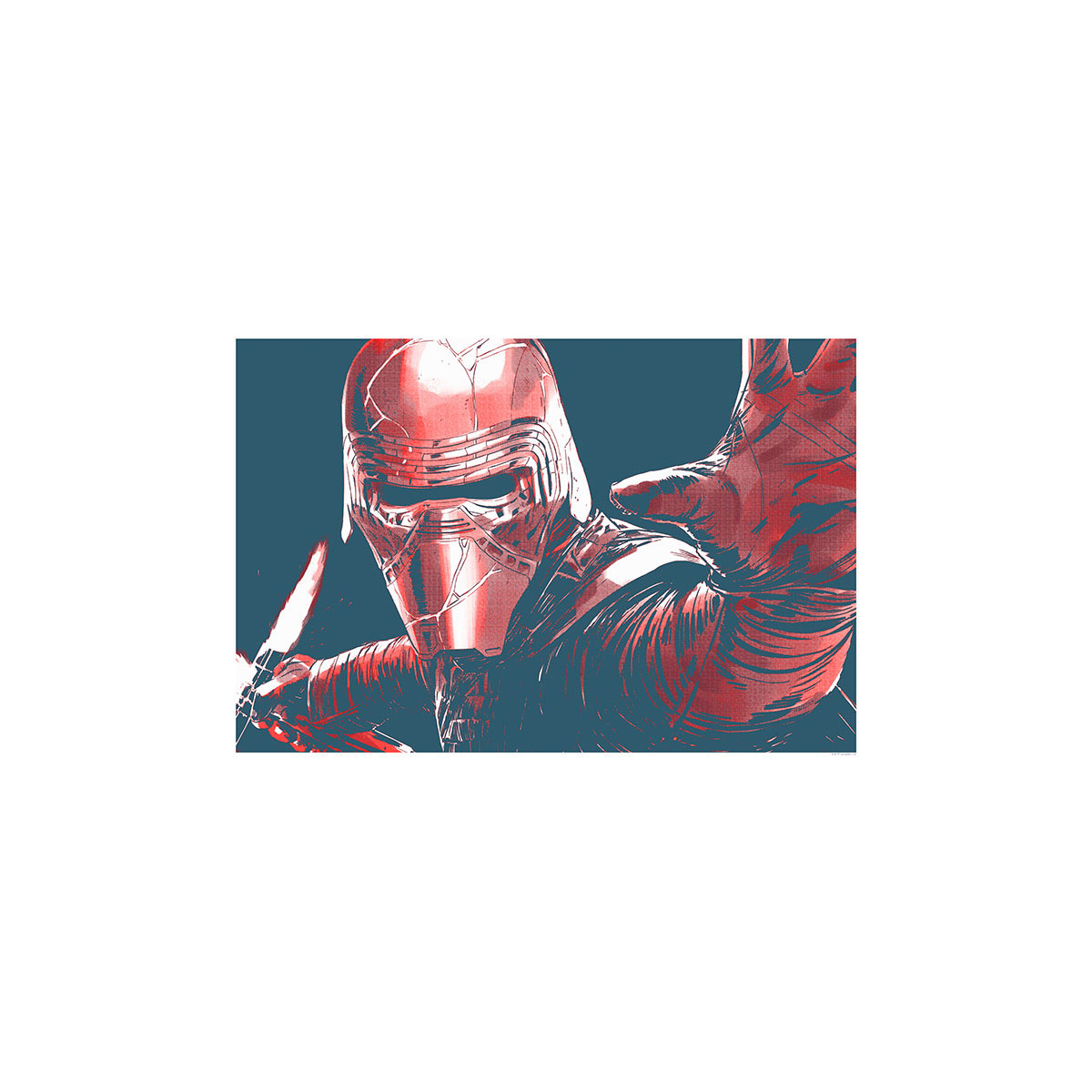 Komar  Wandbild Star Wars Faces Kylo 70x50 cm Bild 2