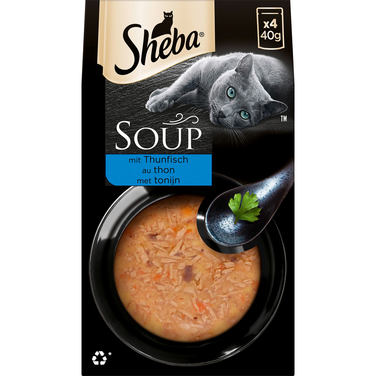 Sheba Katzensuppe mit Thunfisch 4 x 40 g