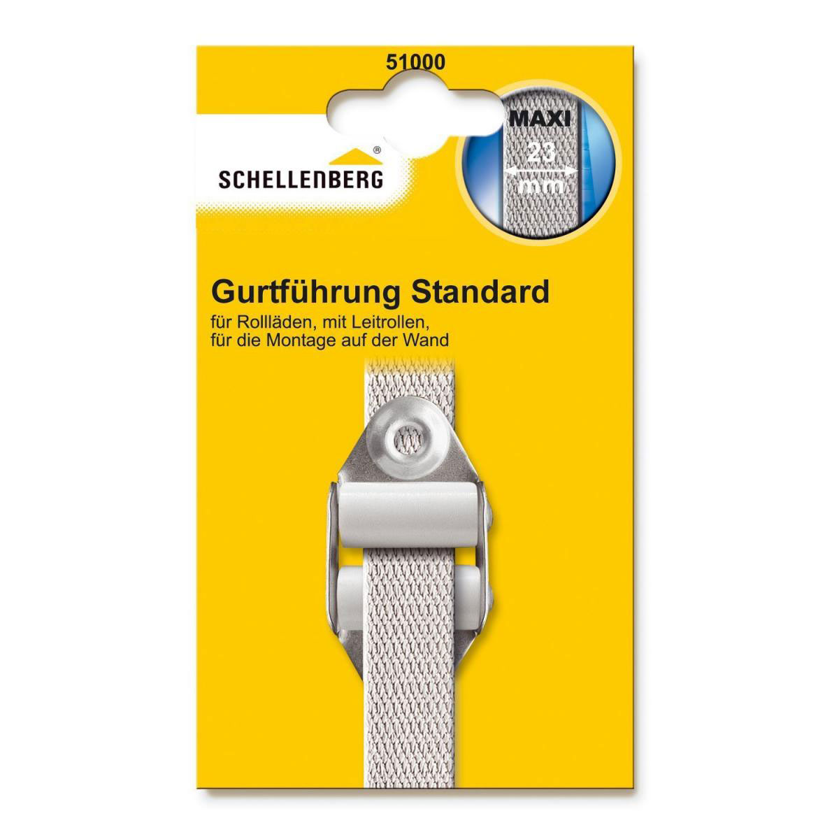 Schellenberg Doppelleitrolle Maxi für 23 mm Gurtband weiß Bild 2