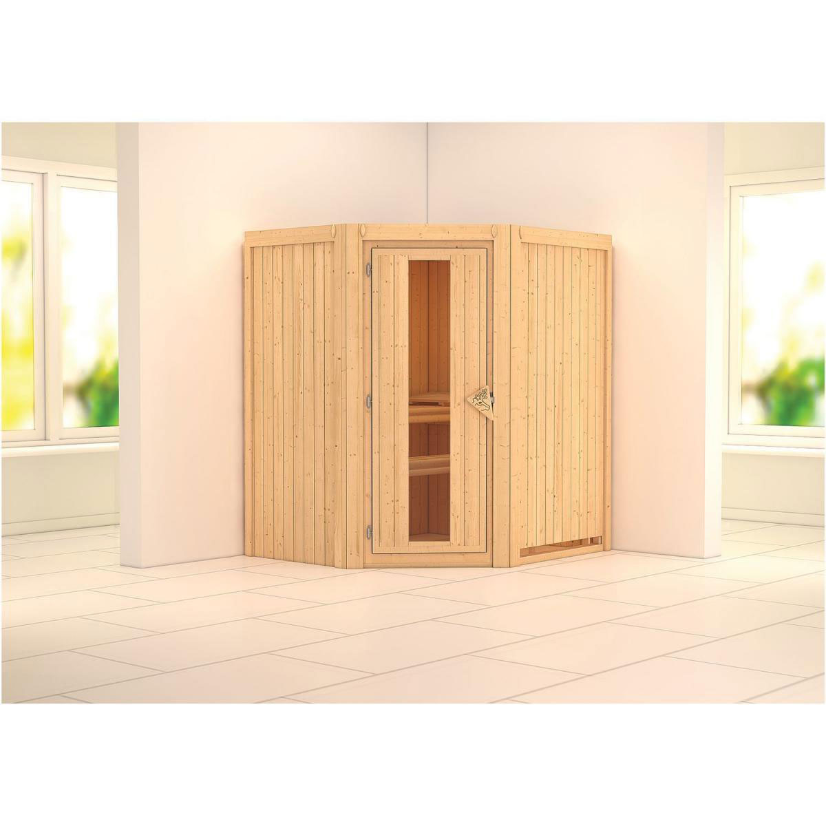 Karibu Taurin Eckeinstieg ohne Zubehör Energiespartür Bild 1