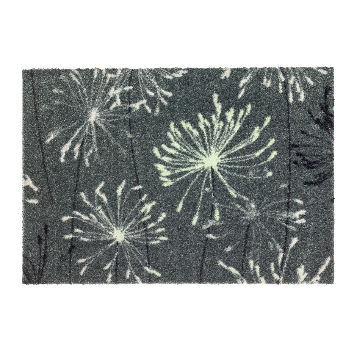Schöner Wohnen  Schmutzfangmatte „Manhattan“, Pusteblume/grau-mint, 50x70 cm