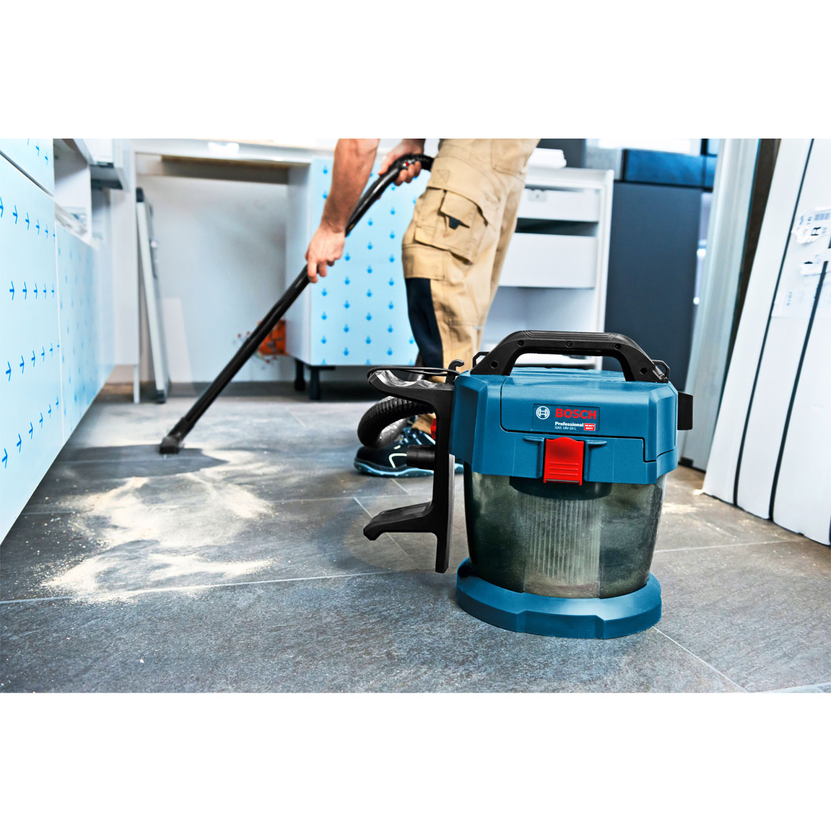 Bosch Professional  Akku-Staubsauger-Set GAS 18V-10 solo Bild 4