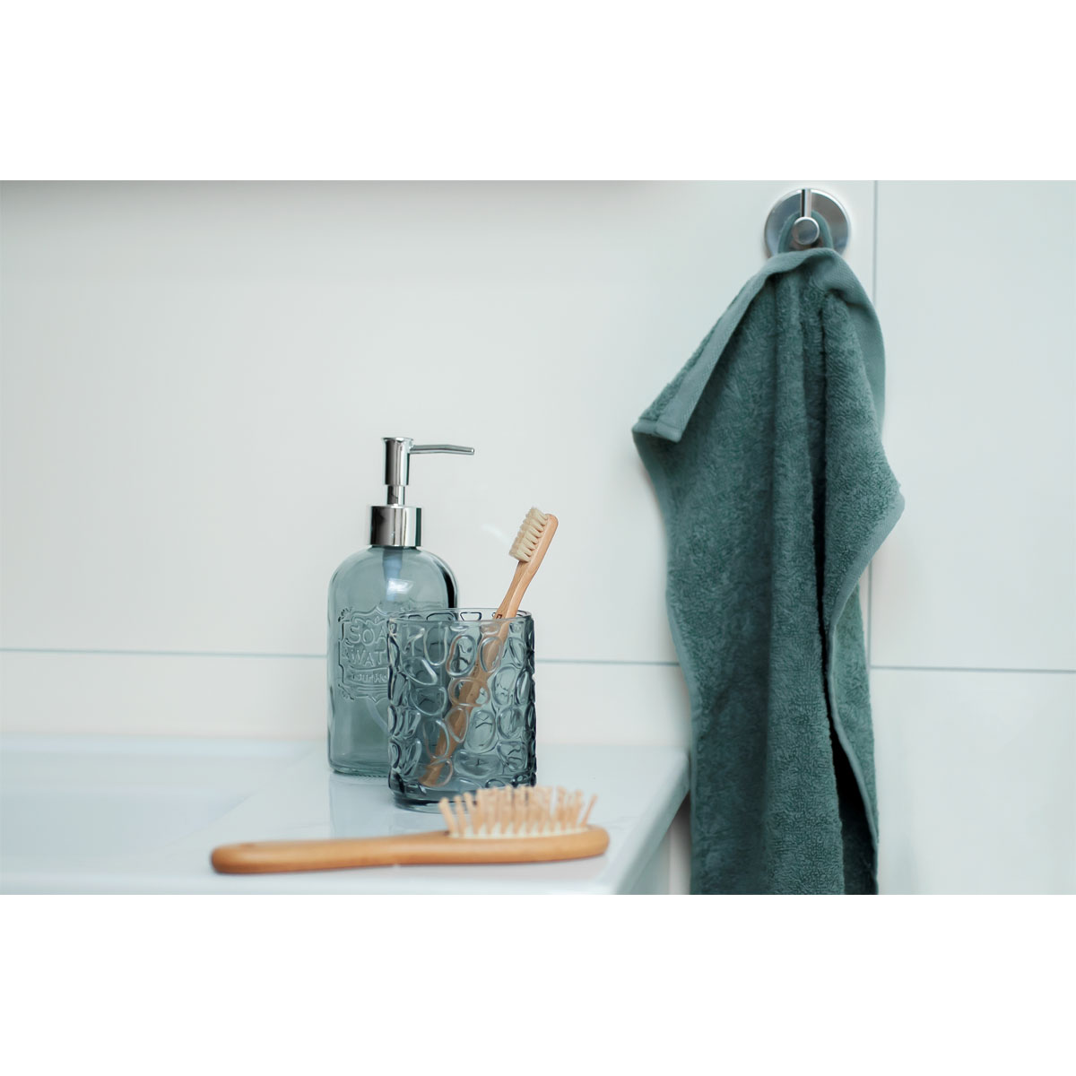 Wenko Zahnputzbecher Vetro grau Bild 4