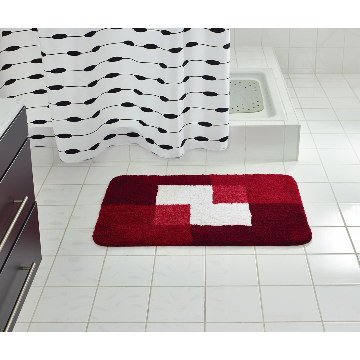 Ridder  Teppich Coins 60 x 90 cm rot Polyester Bild 2