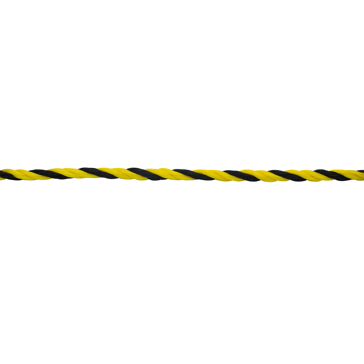 Suki Seil gedreht PP leicht 10 mm schwarz-gelb