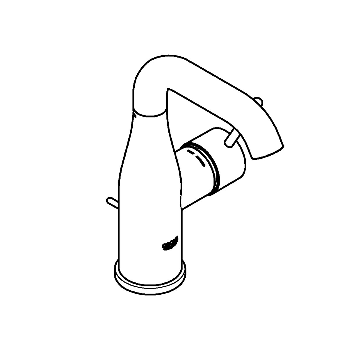 Grohe Einhand-Waschtischbatterie Essence 1/2" M-Size Bild 6