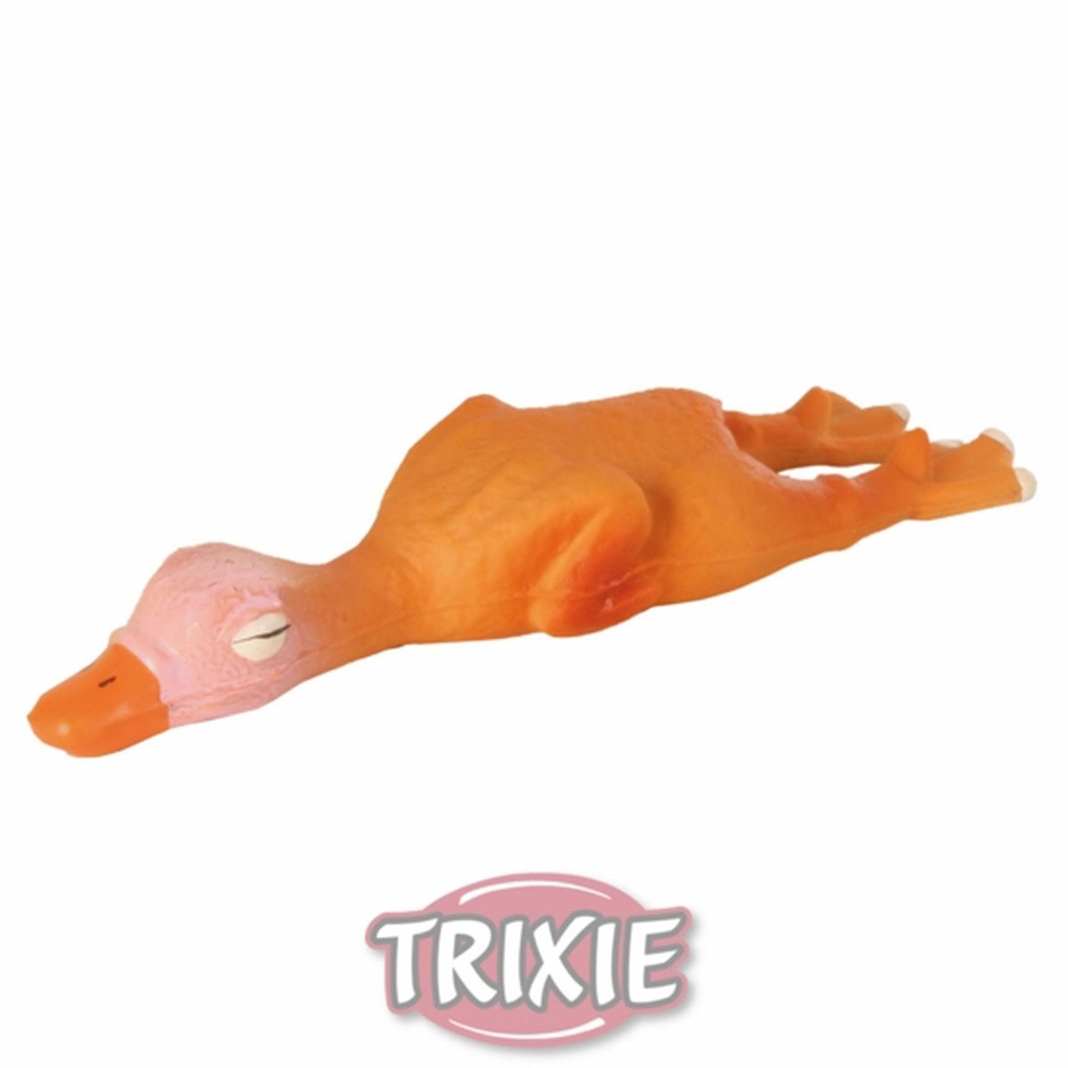 Trixie Latex Ente mit Squeaker 14cm