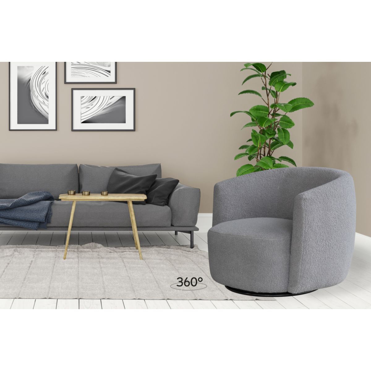 Sessel Drehsessel Aveiro 125 grau Bild 5