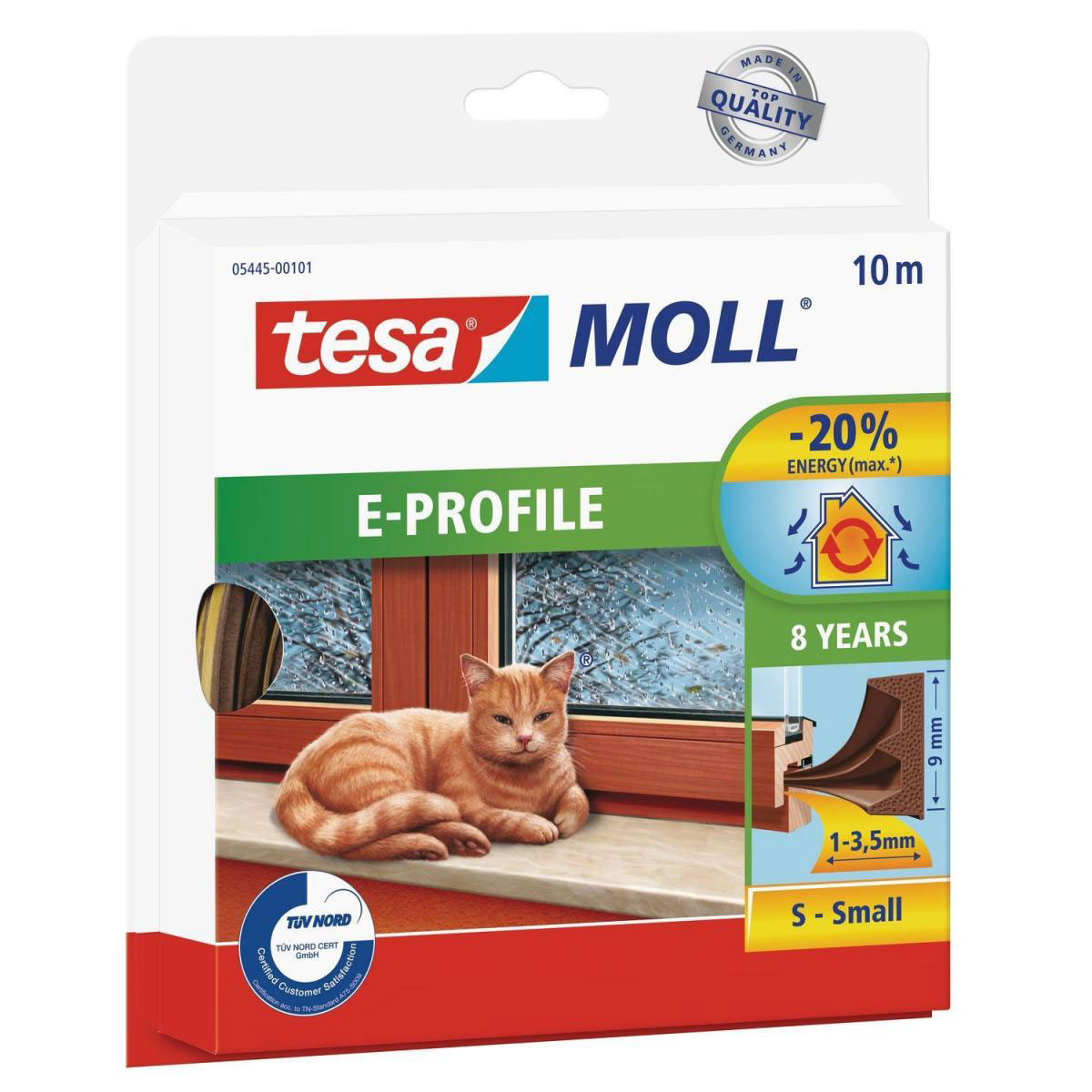 Tesa moll-Profilgummi Braun