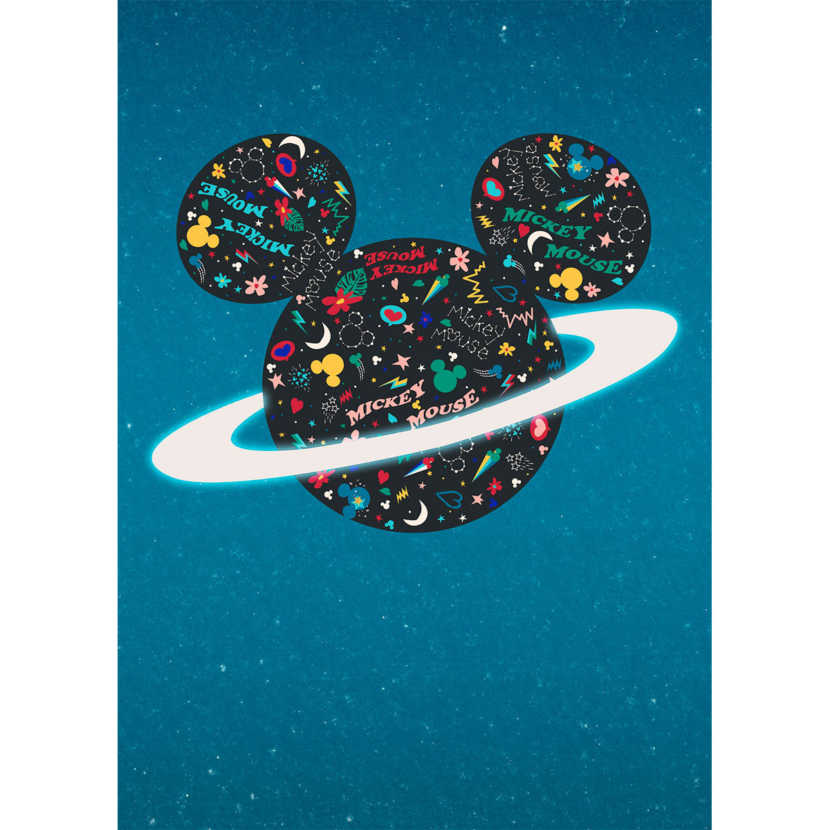 Komar  Vlies Fototapete Planet Mickey 200x280 cm Bild 2