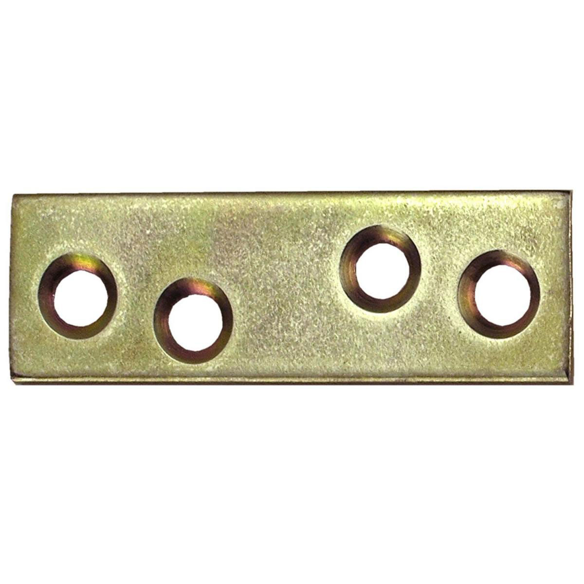 Connex Verbindungsblech 10 x 1,5 x 1,5 cm gelb verzinkt