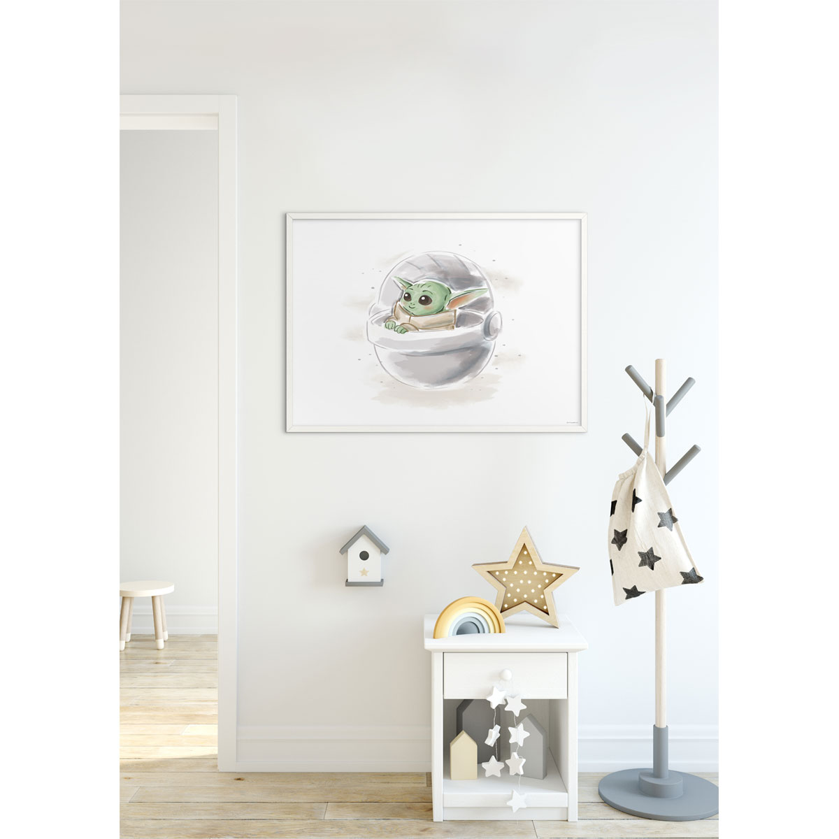 Komar  Wandbild Mandalorian The Child Sweet Color 40x30 cm