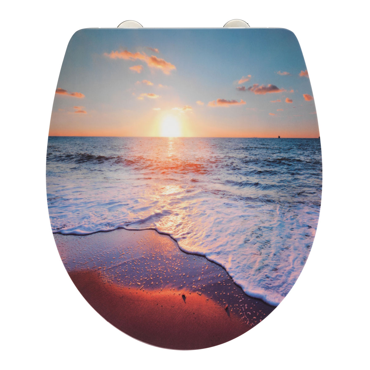 Wenko Premium WC-Sitz Sunset antibakteriell mit Absenkautomatik