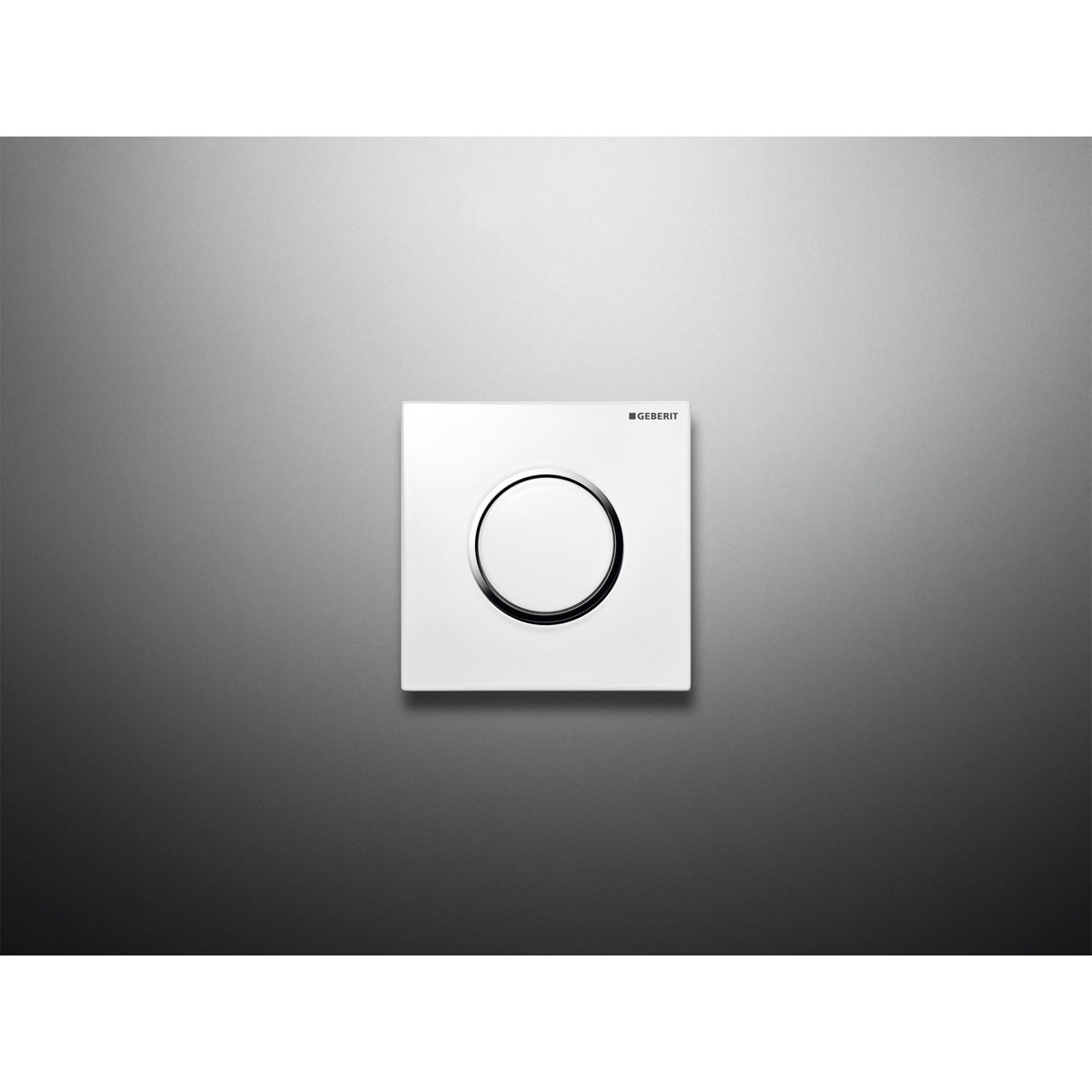 Geberit Urinal-Handauslösung Sigma 10 glanzchrom/weiß Bild 2