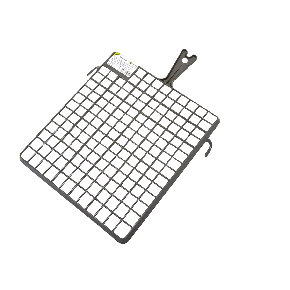 Abstreifgitter 27 x 31 cm grau