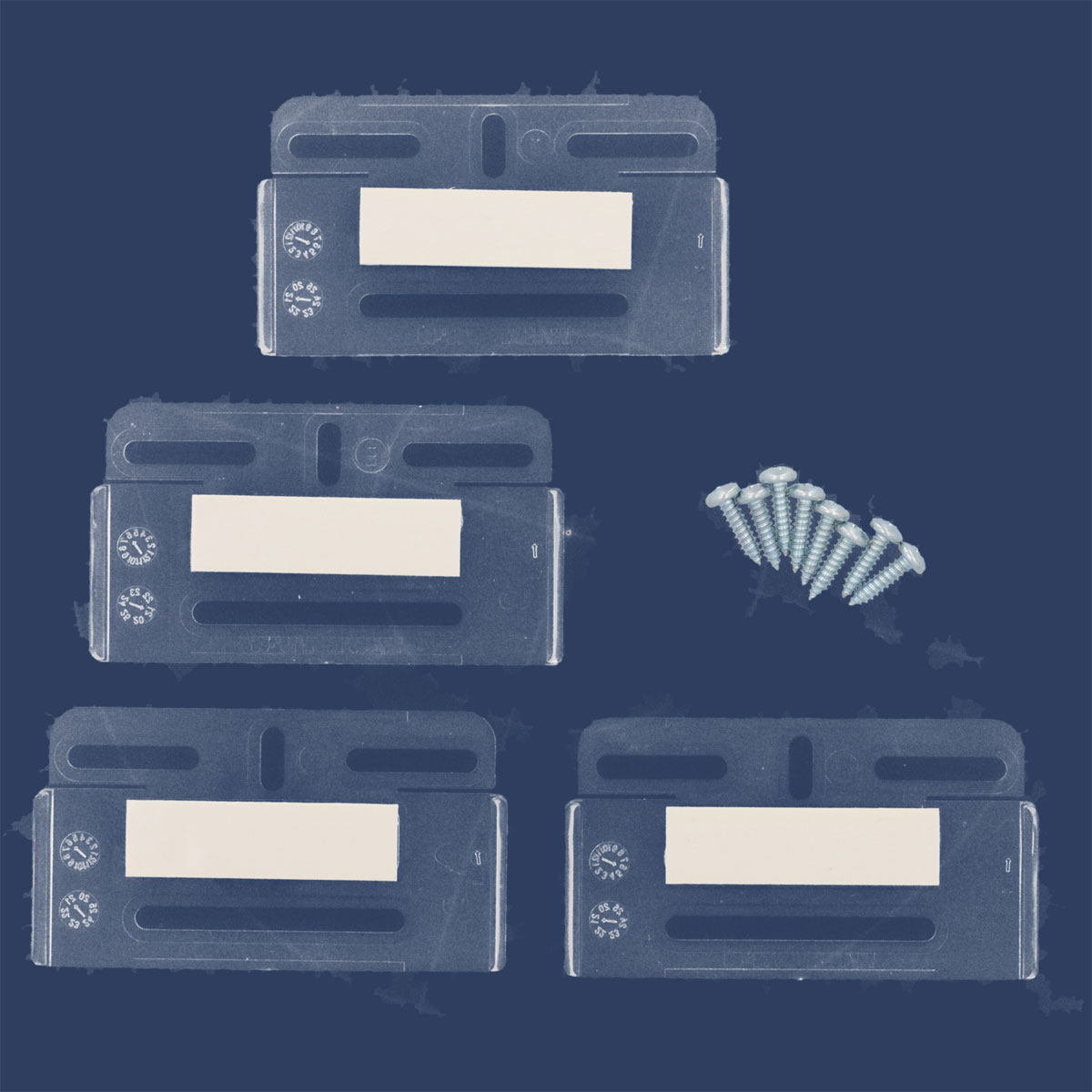 Kennzeichenhalter simple fix transparent