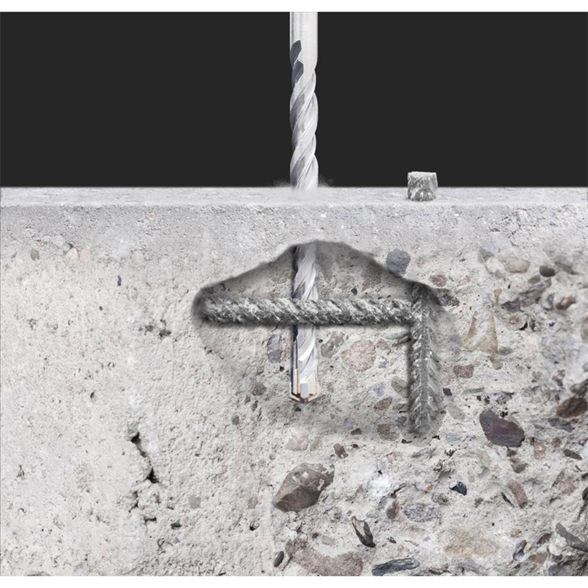 kwb  Hammerbohrer Cross Tip Spitze 4 schneidig 160 mm Durchmesser 5 mm Bild 3