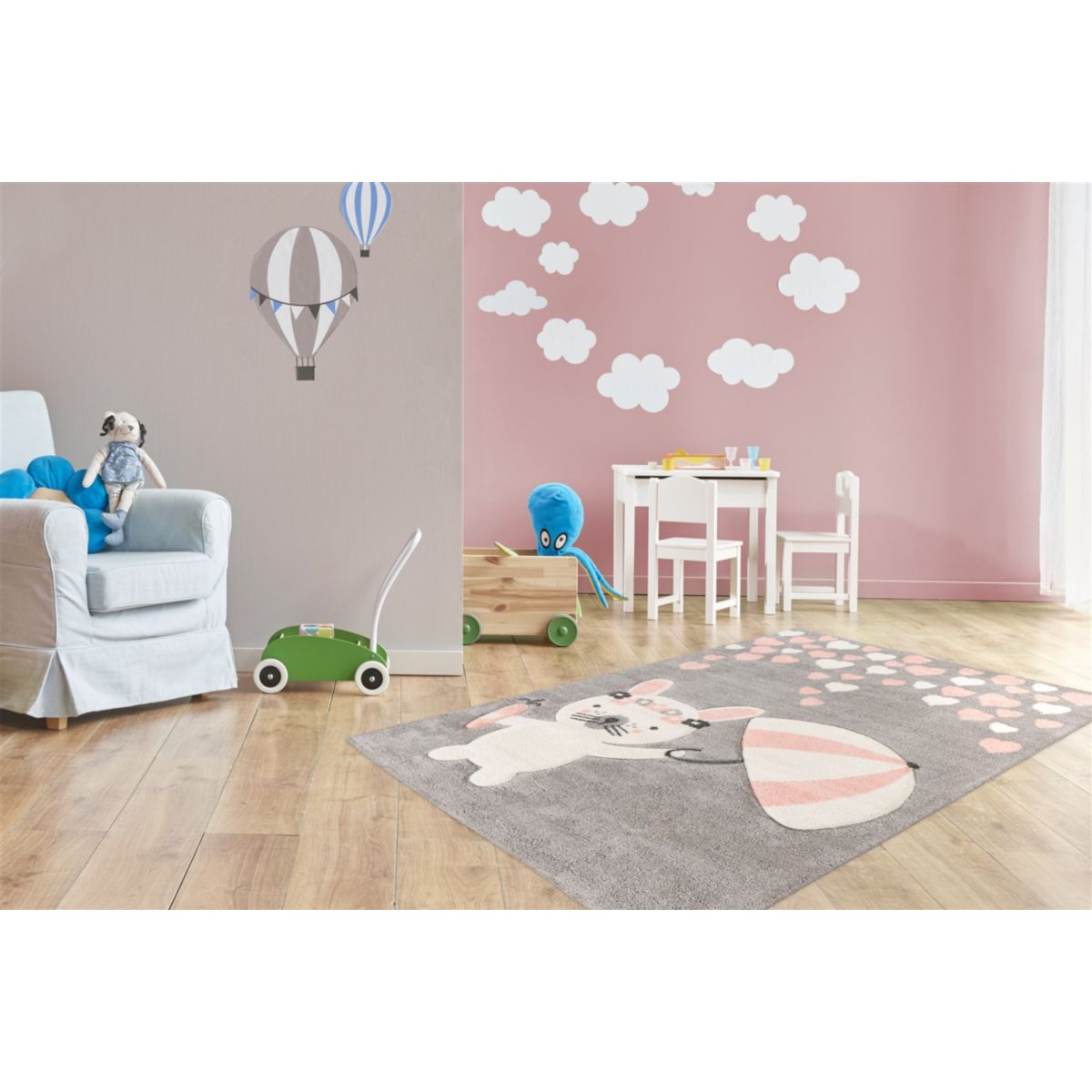 Kinderzimmerteppich Australia - Clermont, rosa Bild 5