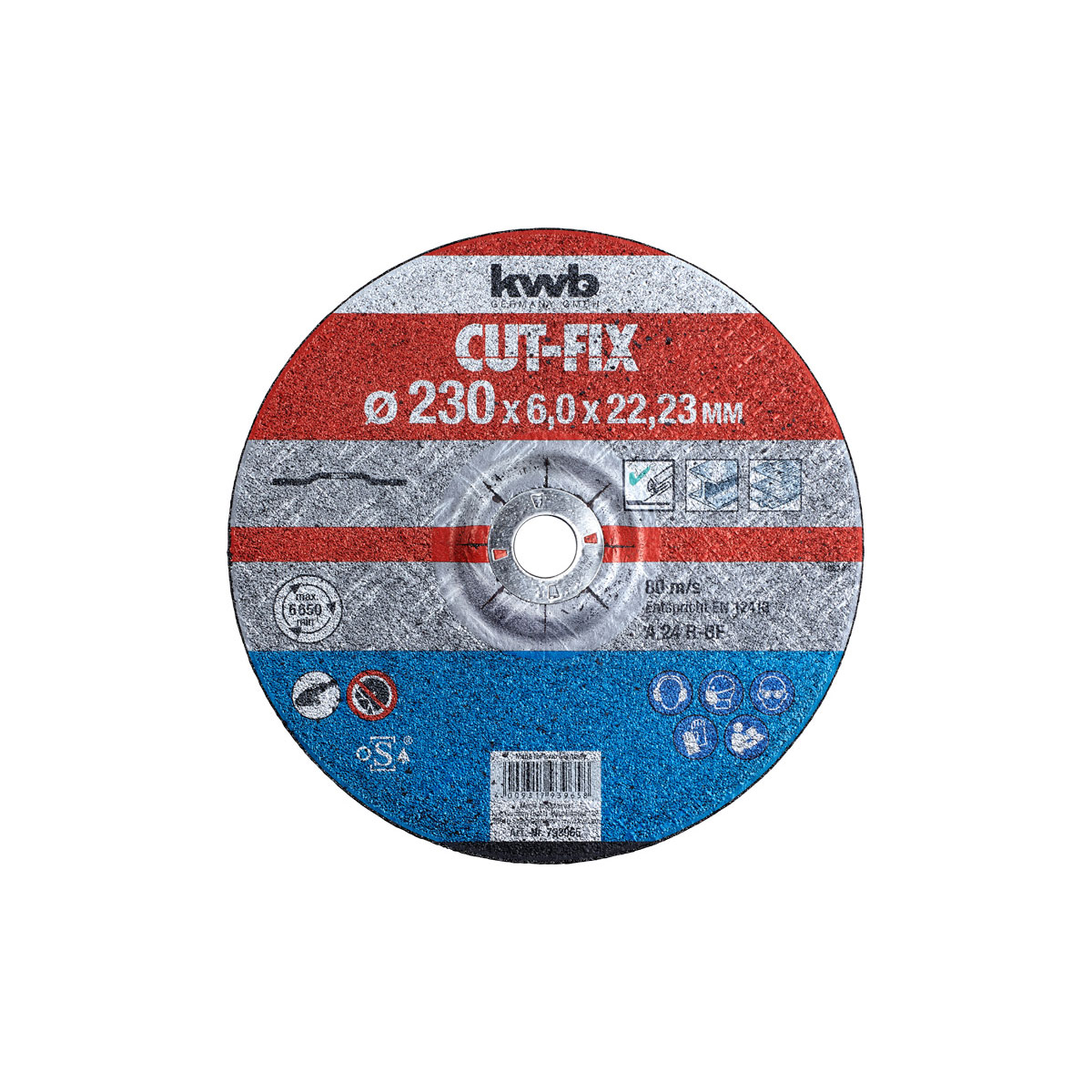 kwb  Schruppscheiben Cut Fix Metallbearbeitung Durchmesser 230 mm Bild 2