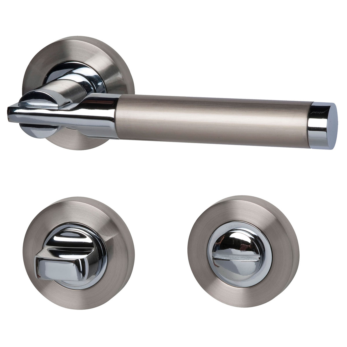 Alpertec Rosettengarnitur Solid 6-R für WC