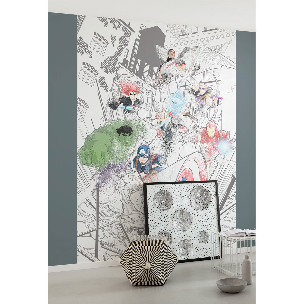 Komar  Vlies Fototapete Avengers Attack 200x280 cm