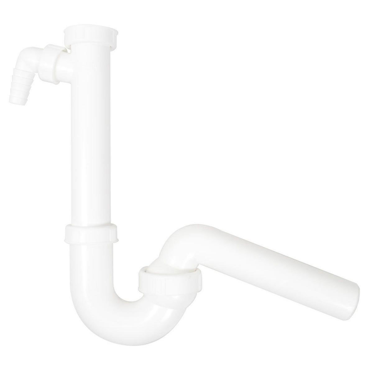 DALLMER Spül-Röhrensiphon mit Kugelgelenk 1½ x ¾ x 40 mm