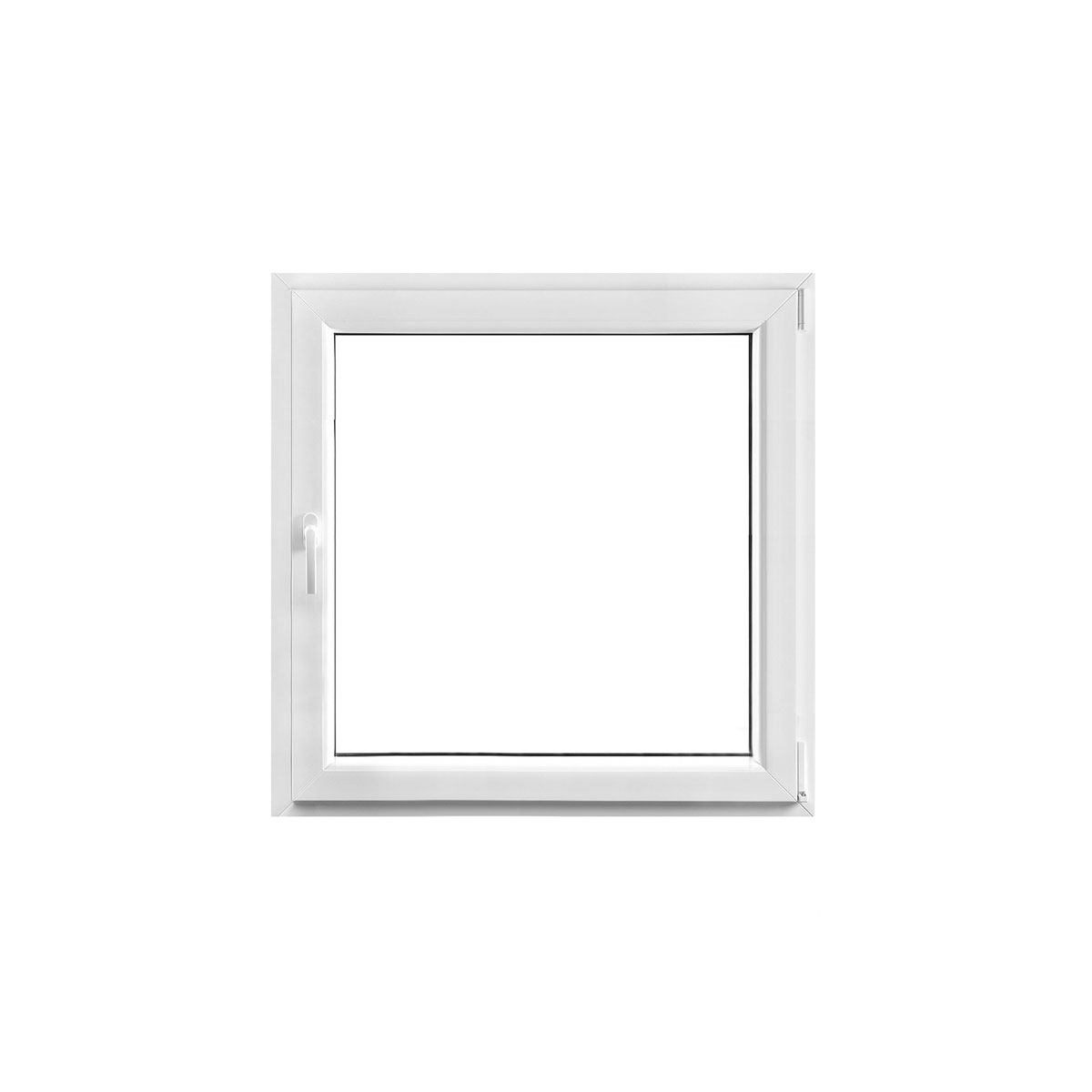 Wohnraumfenster Q 71 Premium Serie 3-Fach Verglasung 75 x 90 weiß DR