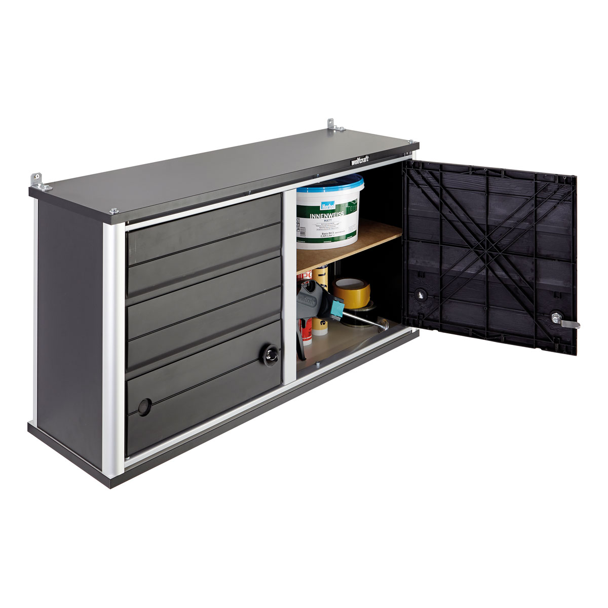Wolfcraft Hängeschrank WSS schwarz Bild 2