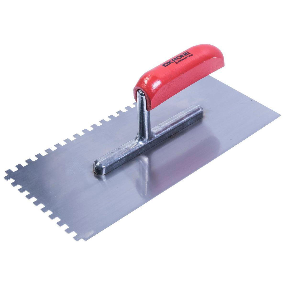 Krone Zahnglättekelle 280 x 130 mm Zahnung 6 x 6 mm Bild 1