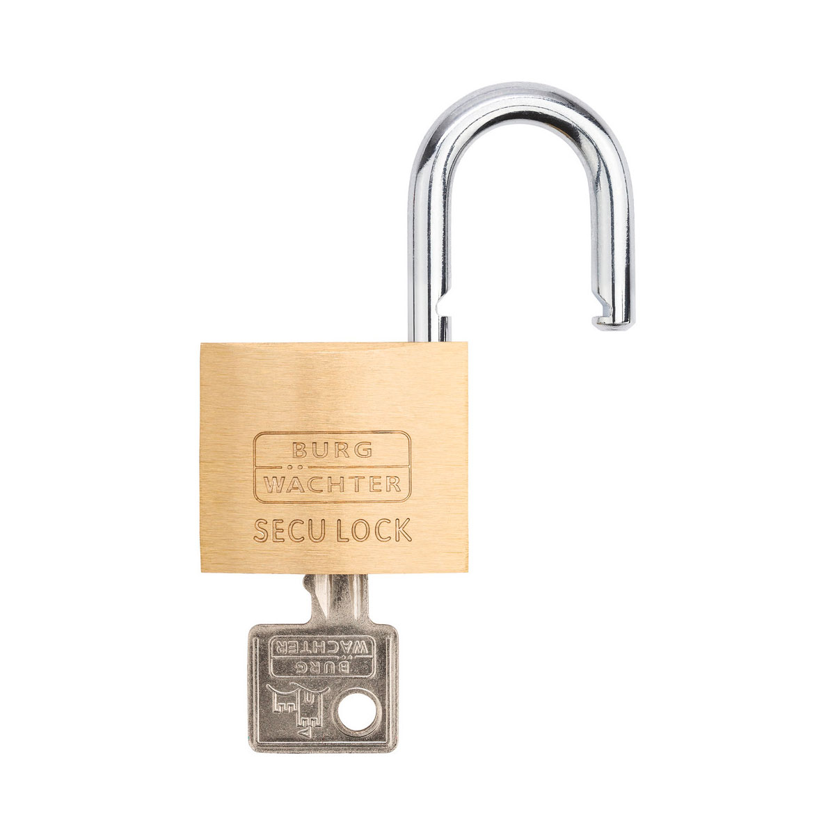 Burg Wächter Vorhängeschloss-Set Trio 405 40 GL 37,6 x 60 x 12,6 mm Messing Bild 3