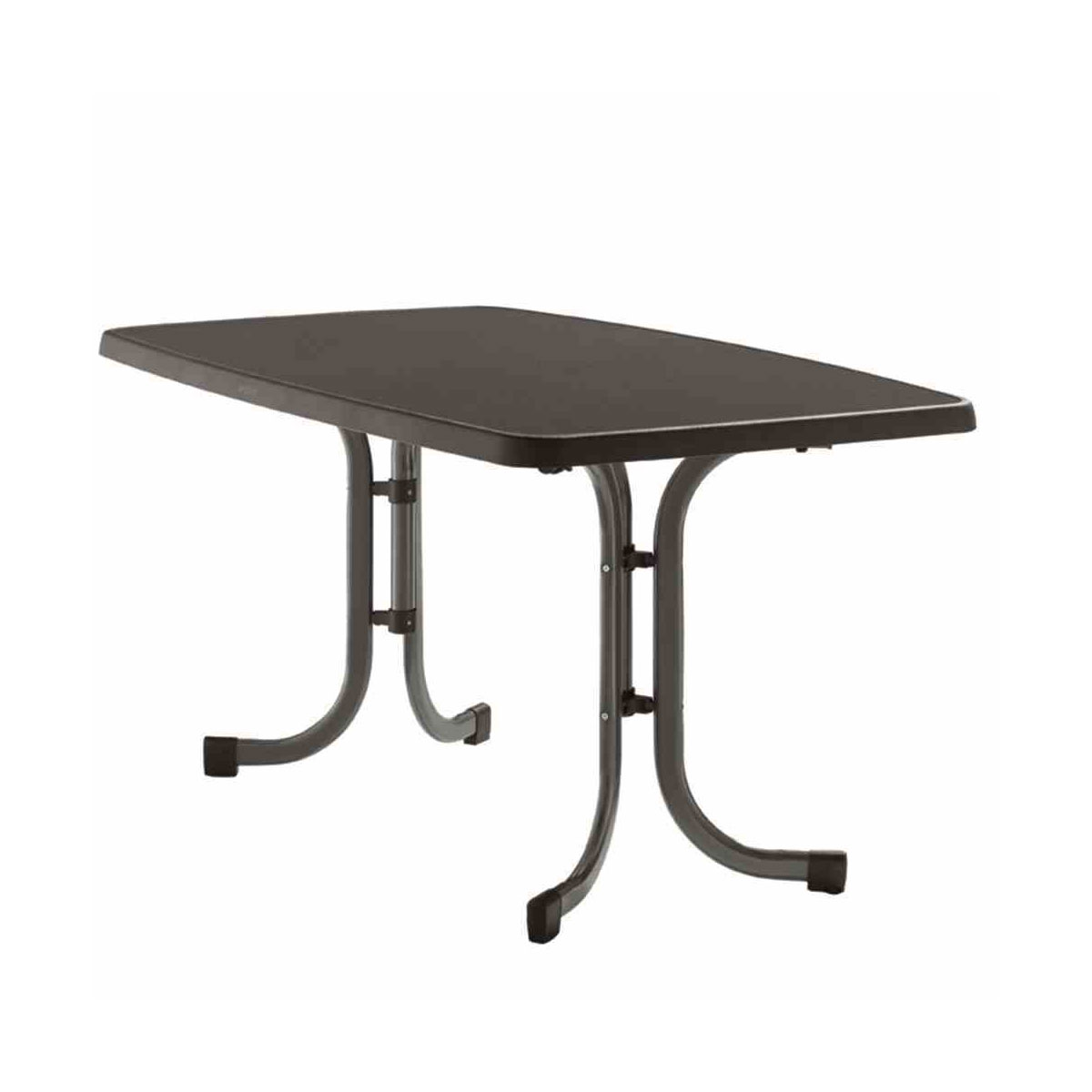 SIEGER Boulevardtisch 253 150 x 90 x 72 cm höhenverstellbar eisengrau/anthrazit Bild 1