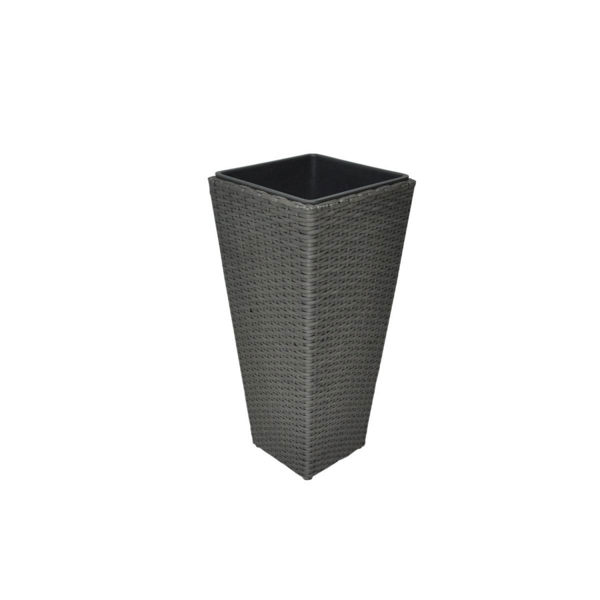 Haveson Rattangefäß Lotus 28 x 28 x 60 cm